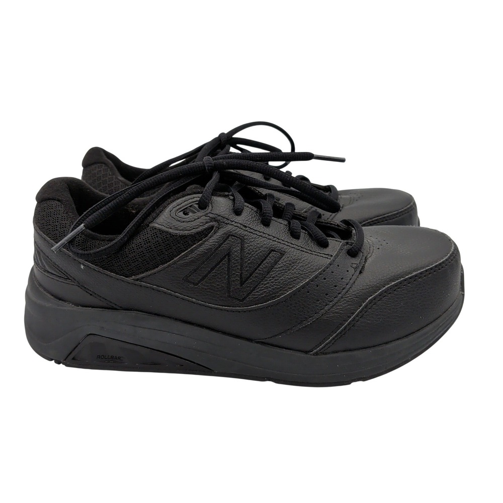 New Balance 928v3‎ Womens 8 2E Wide Walking Shoes Black Leather WW928BK3 ROLLBAR